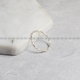 Ciel原创手工泰国925纯银戒指切面珠1.3mm极细秀气指环关节戒尾戒