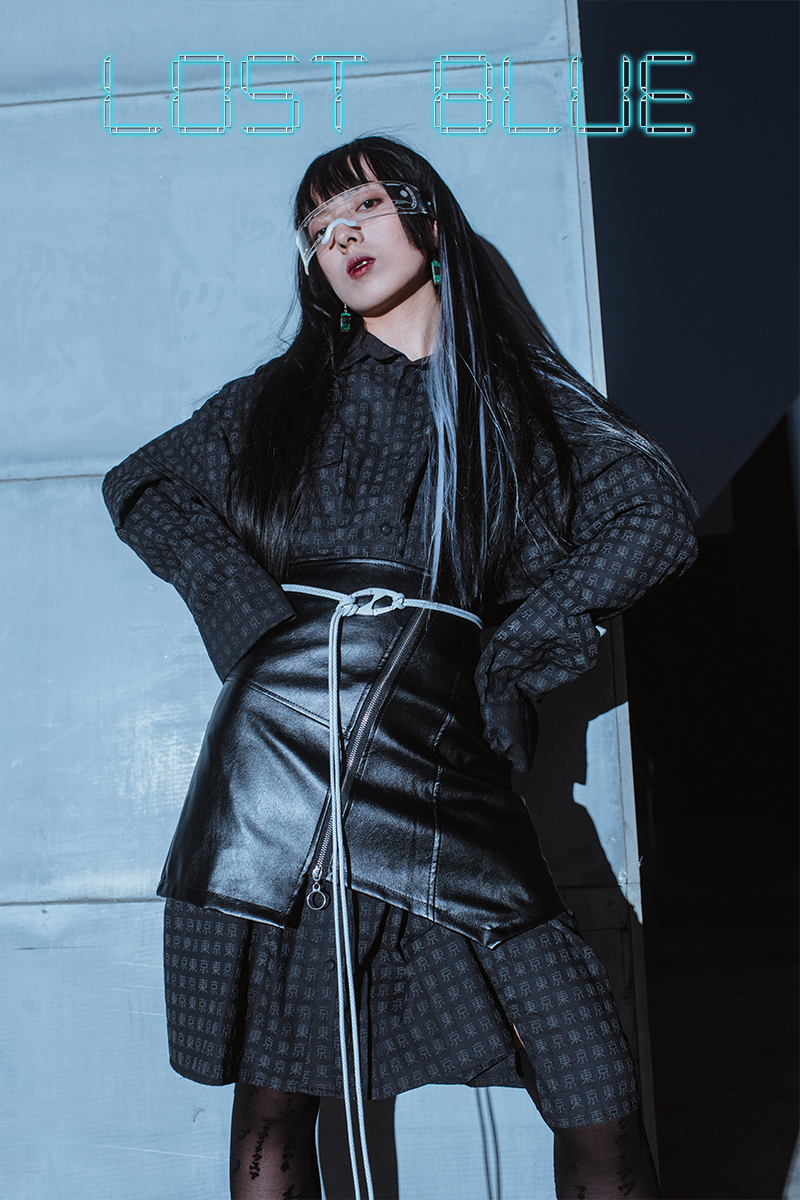 Lost Blue 2020 东京街头立体感印字长袖宽松中长款衬衫外套在类目 女装/女士精品, 衬衫中 - 来自Buy2taobao.com提供专业的淘宝代购服务