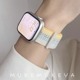 适用苹果手表applewatch8新款星光尼龙回环iwatch表带舒适柔软