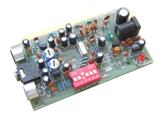 BH1417F调频立体声发射板套件 FM调频发射器模块 电子制作DIY散件