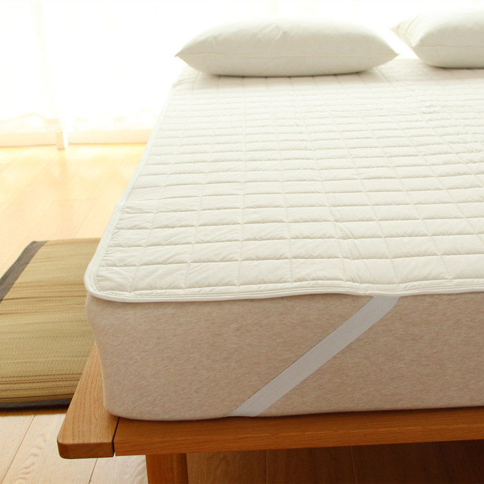 在耳边原单订制床垫保护垫白色素色床褥绗缝垫1.2/1.5/1.8床适用