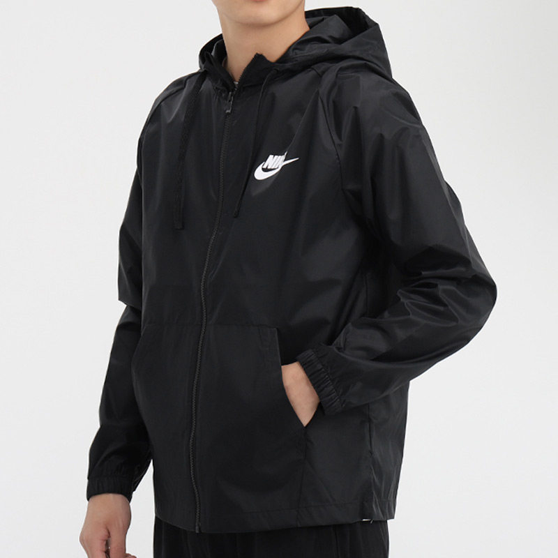 nike耐克外套男装2021春季新款运动服防风衣透气夹克潮ar2192-010