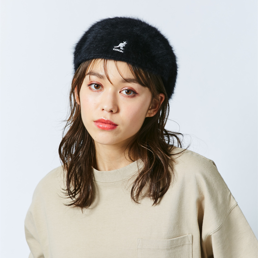 Kangol Furgora 504 Cap袋鼠毛绒款男女情侣款兔毛贝雷帽鸭舌帽子