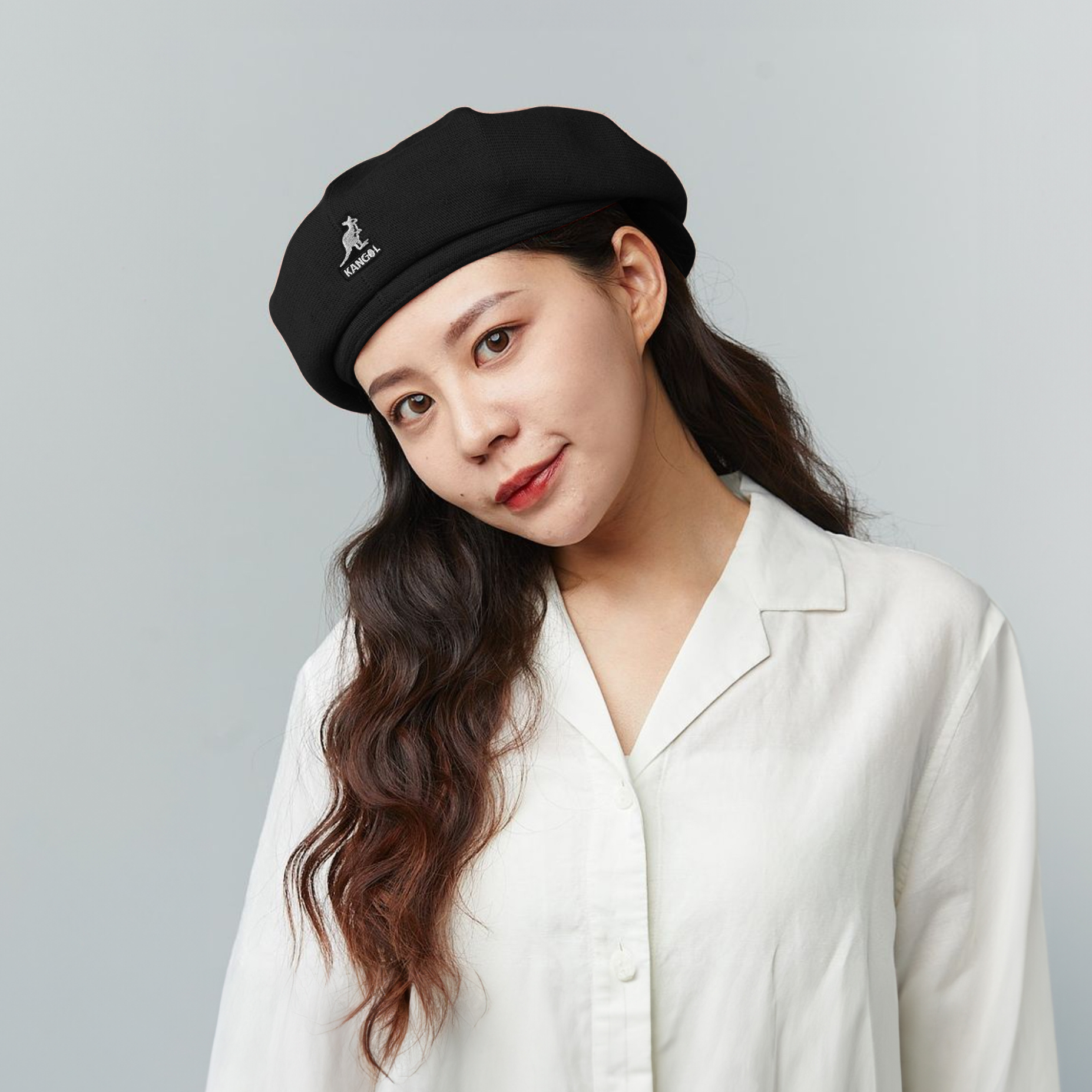 Kangol Jax Wool/Bamboo Beret袋鼠新款网眼羊毛贝雷帽男女帽子