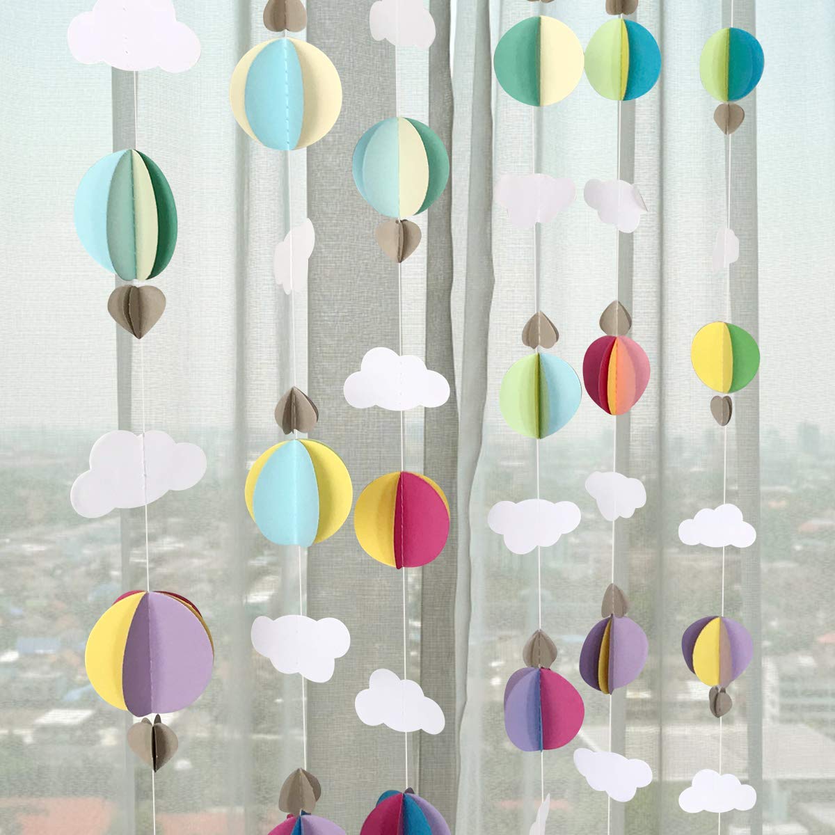 幼儿园环创吊饰悬挂