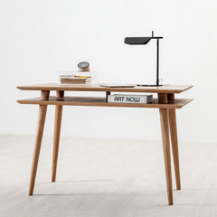 【厌式房间】实木胡桃木红橡书桌 现代简约 原创设计榫卯 北欧风