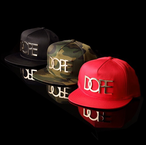 潮人必备_美国潮牌dope 24k纯金色经典logo帽子 大小可调潮人情侣必备
