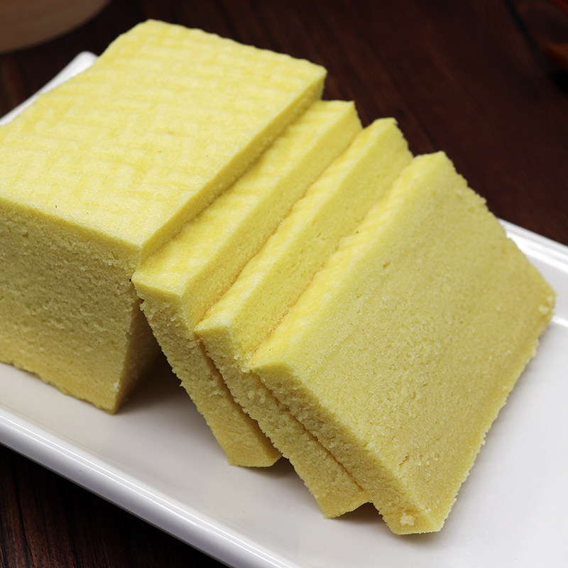 宁波特产纯手工现做小米糕鸡蛋糕糯米糕香甜软糯蒸米糕点营养早餐