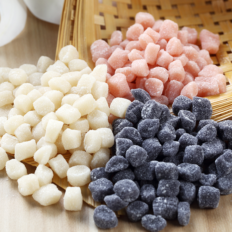 宁波手工特产桔红糕橘红糕桔味糕薄荷糕清凉糯米糕糯米团传统糕点