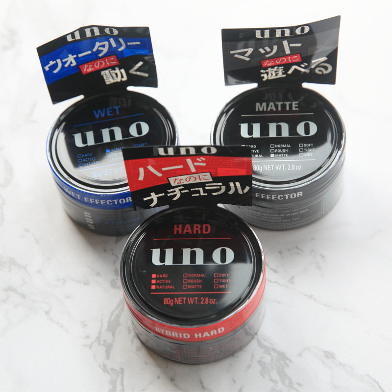 日本uno发蜡发泥定型无味男士造型自然蓬松清香持久理发师