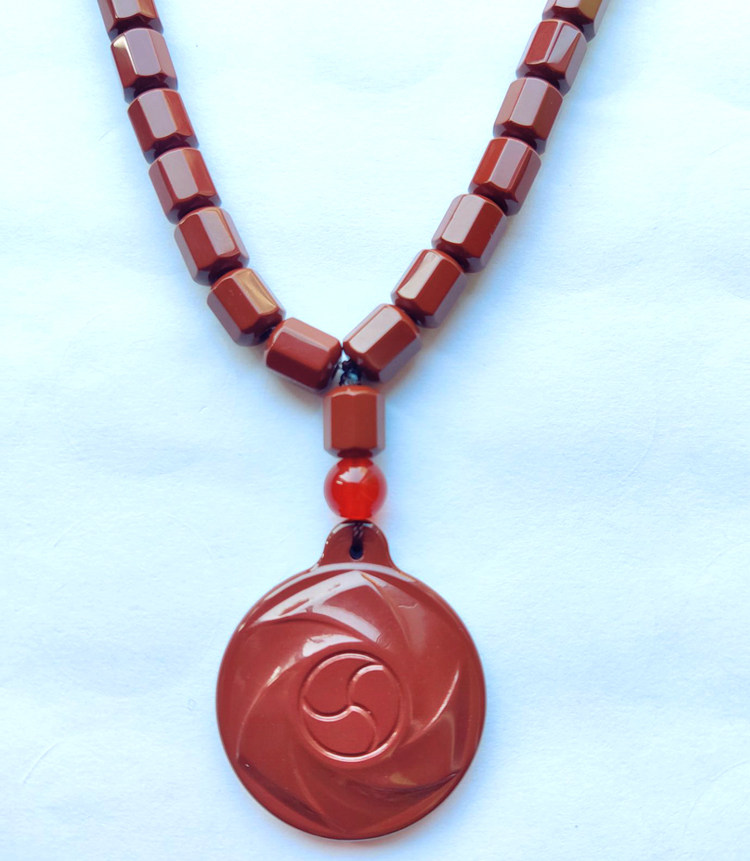 托玛琳项链  经典托玛琳大气福牌项链 进口高效抗辐射促循环