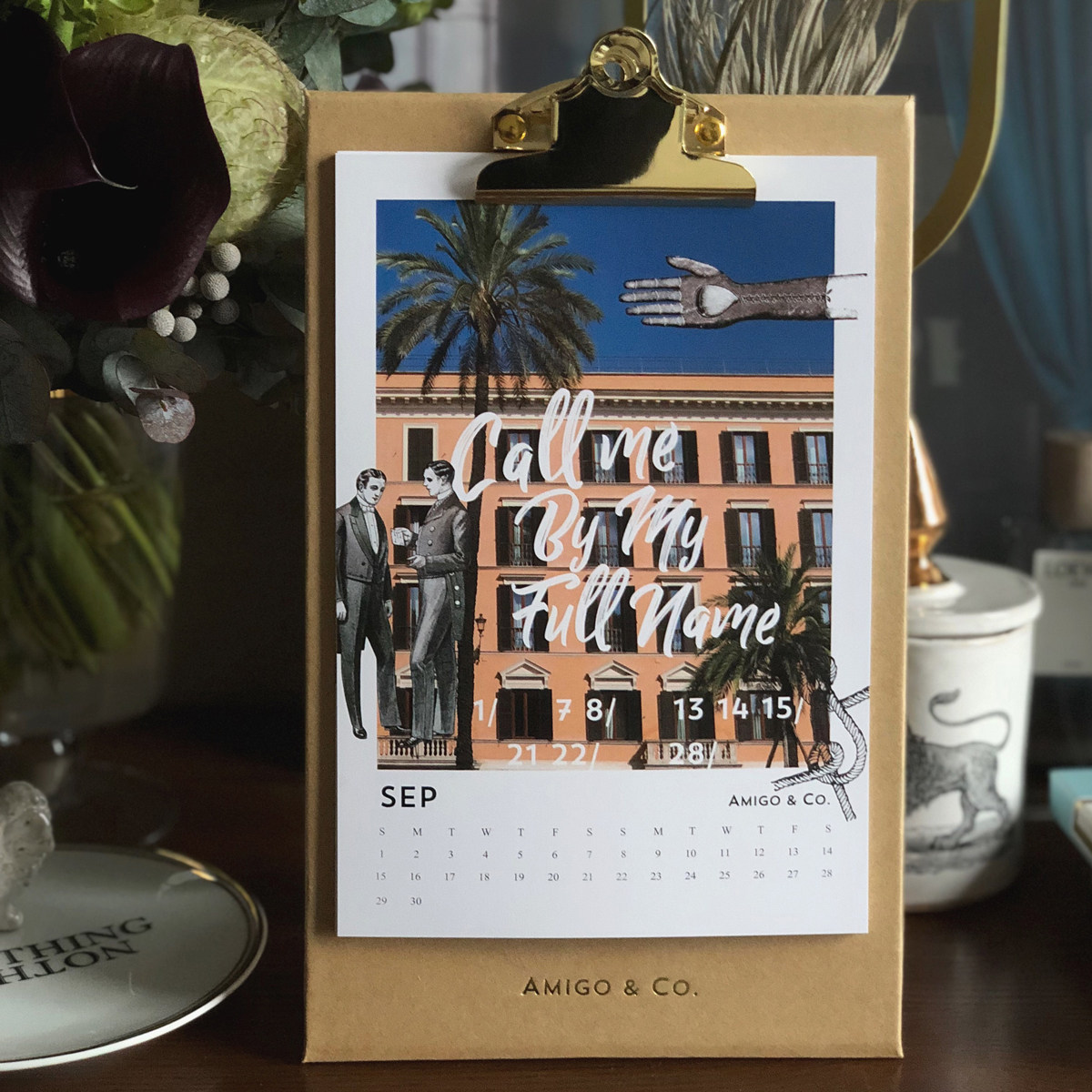 现货ahd|holiday日历 2020年 独家限定款设计师原创复古文艺年历