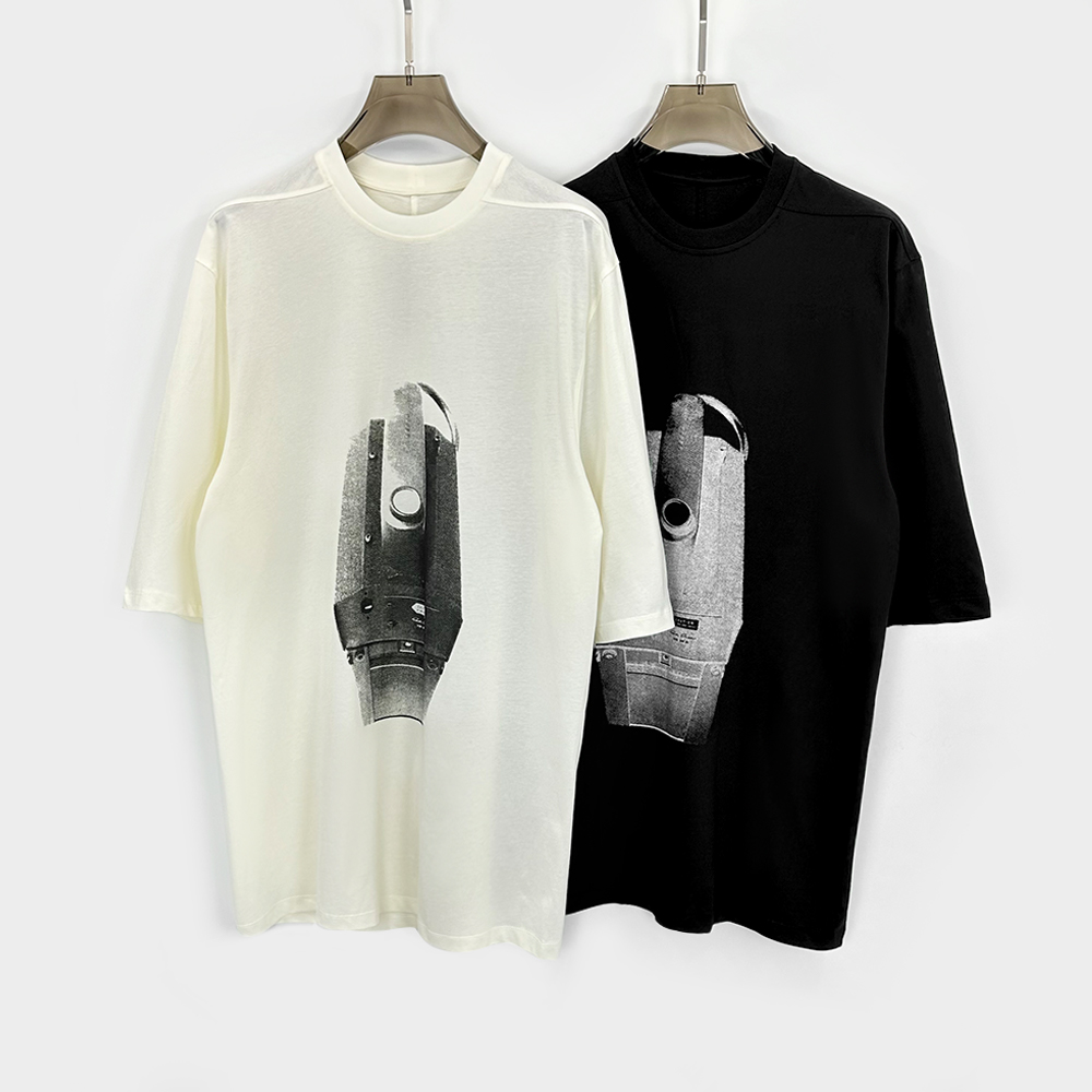 新款FOGACHINE系列大印花宽松OVERSIZE版型五分半袖舒适纯棉TEE恤
