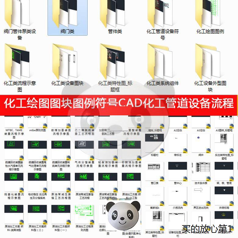 化工绘图例符号CAD图块化工管道设备阀门管件化工类流程外ABABAB