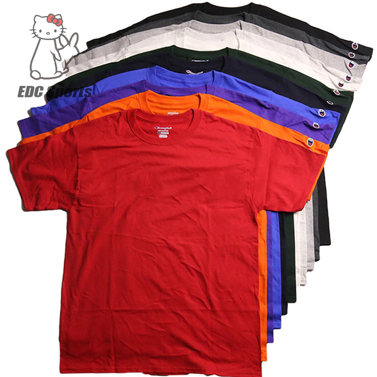 【EDC sports】champion美国正品 基础袖标 刺绣logo短袖T恤打底|msdalam kategori sukan/pakaian kasual, sweater sukan/pullover - dari Buy2taobao.com untuk memberikan perkhidmatan ejen Taobao profesional membeli