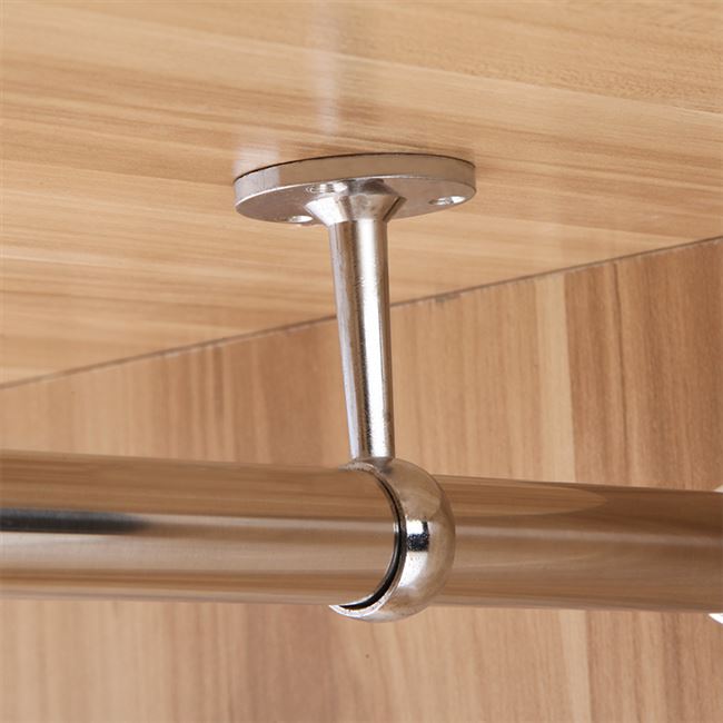 衣柜挂衣杆托法兰座19mm图片