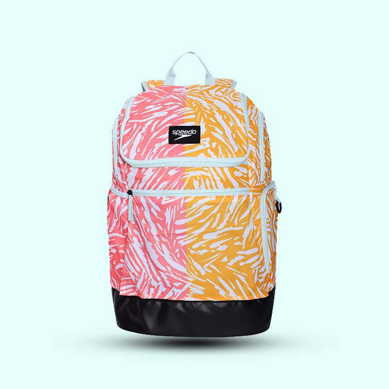 speedo速比涛游泳包大容量防水35升男女通用便携双肩运动背包儿童