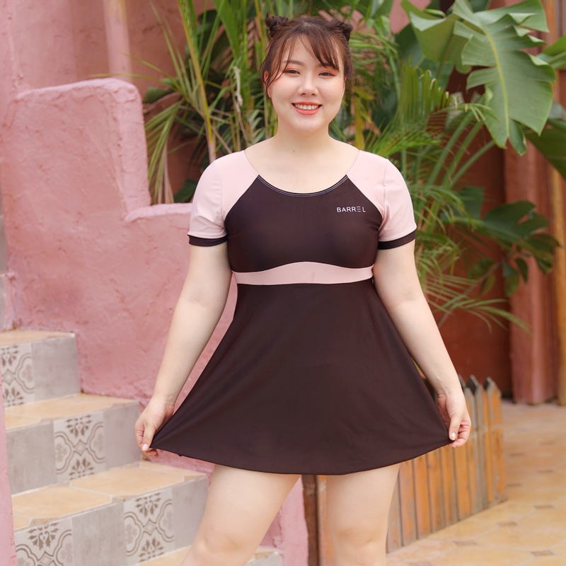 大码泳衣女胖mm200斤遮肚显瘦运动游泳衣遮肉胖妹妹连体带钢圈160