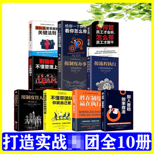 正版现货全10册带队伍要掌控的关键法则 给你一个队伍看你怎么带 按制度办事 按流程执行 用制度管人 别输在不懂管理上