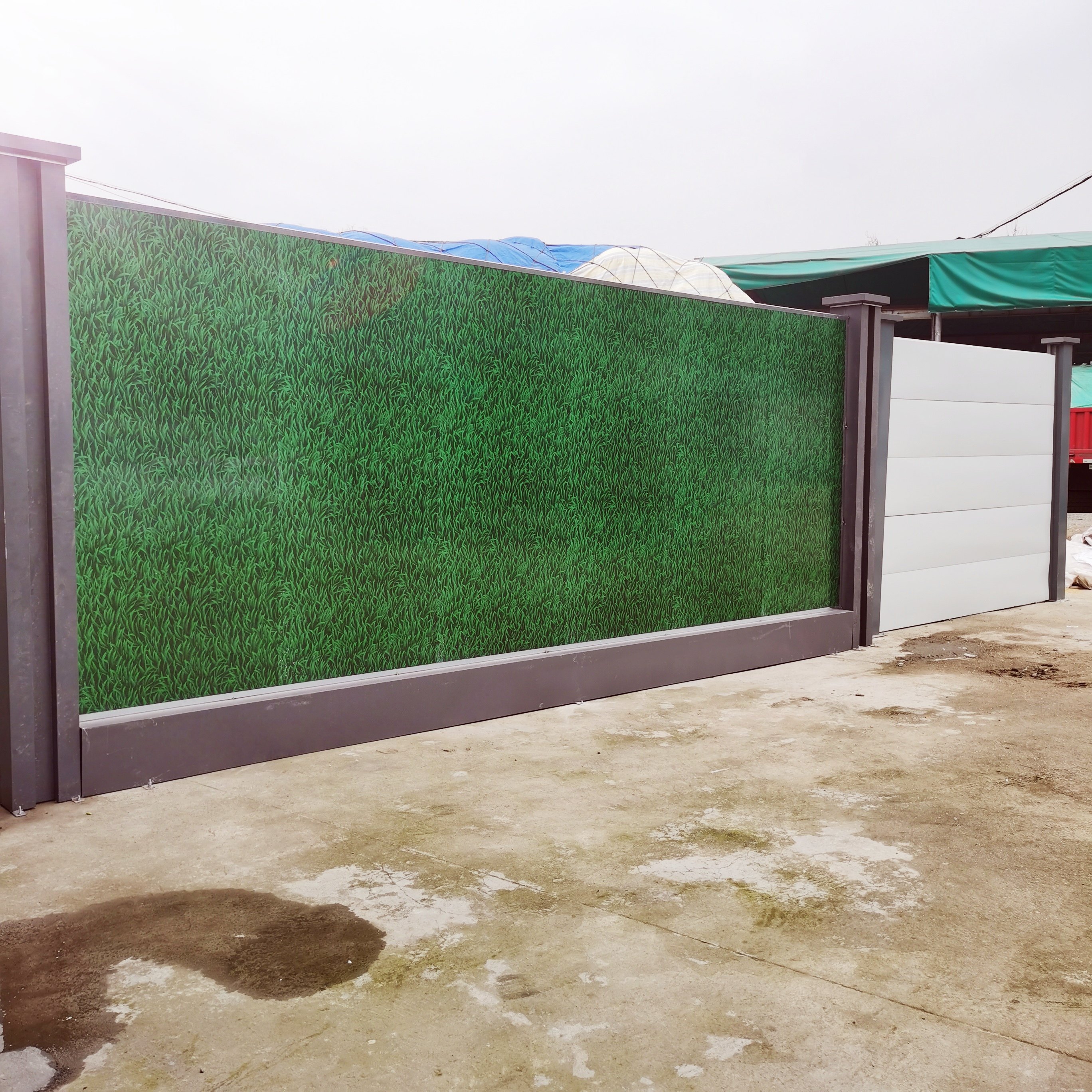 围挡工地建筑围蔽草坪围栏工程绿色围墙护栏已售200新品淘宝￥10折后