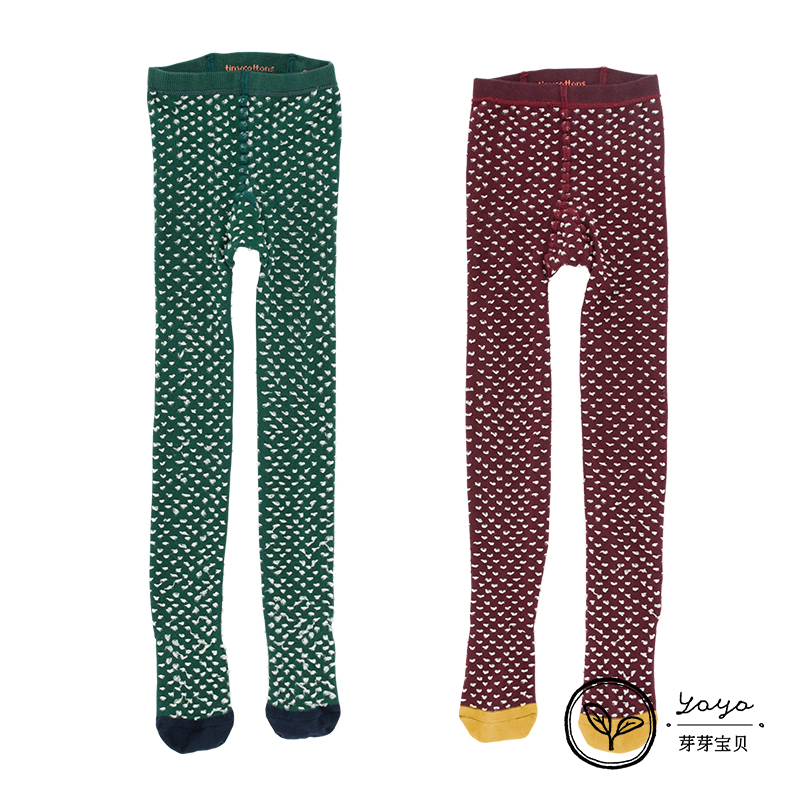 525不退换 芽芽宝贝 现货Tinycottons 18AW 红绿两色点点连裤袜|msdalam kategori Kanak-kanak/Bayi/Keluarga dipasang, sarung kaki kanak-kanak (0-16 tahun) - dari Buy2taobao.com untuk memberikan perkhidmatan ejen Taobao profesional membeli