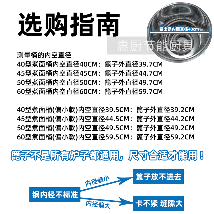 正腾商用汤面炉筛网 活动隔渣网篦子煮面炉筛网 卤水锅内隔网配件