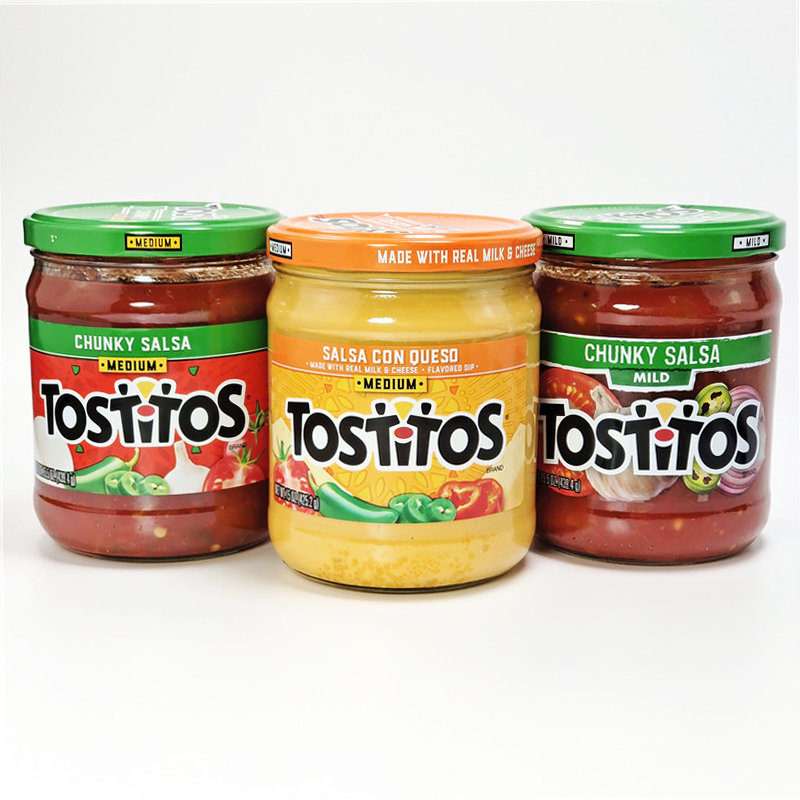 美国芝士味酱玉米片休闲沾酱辣味莎莎酱塔可饼蘸酱TOSTITOS SALSA