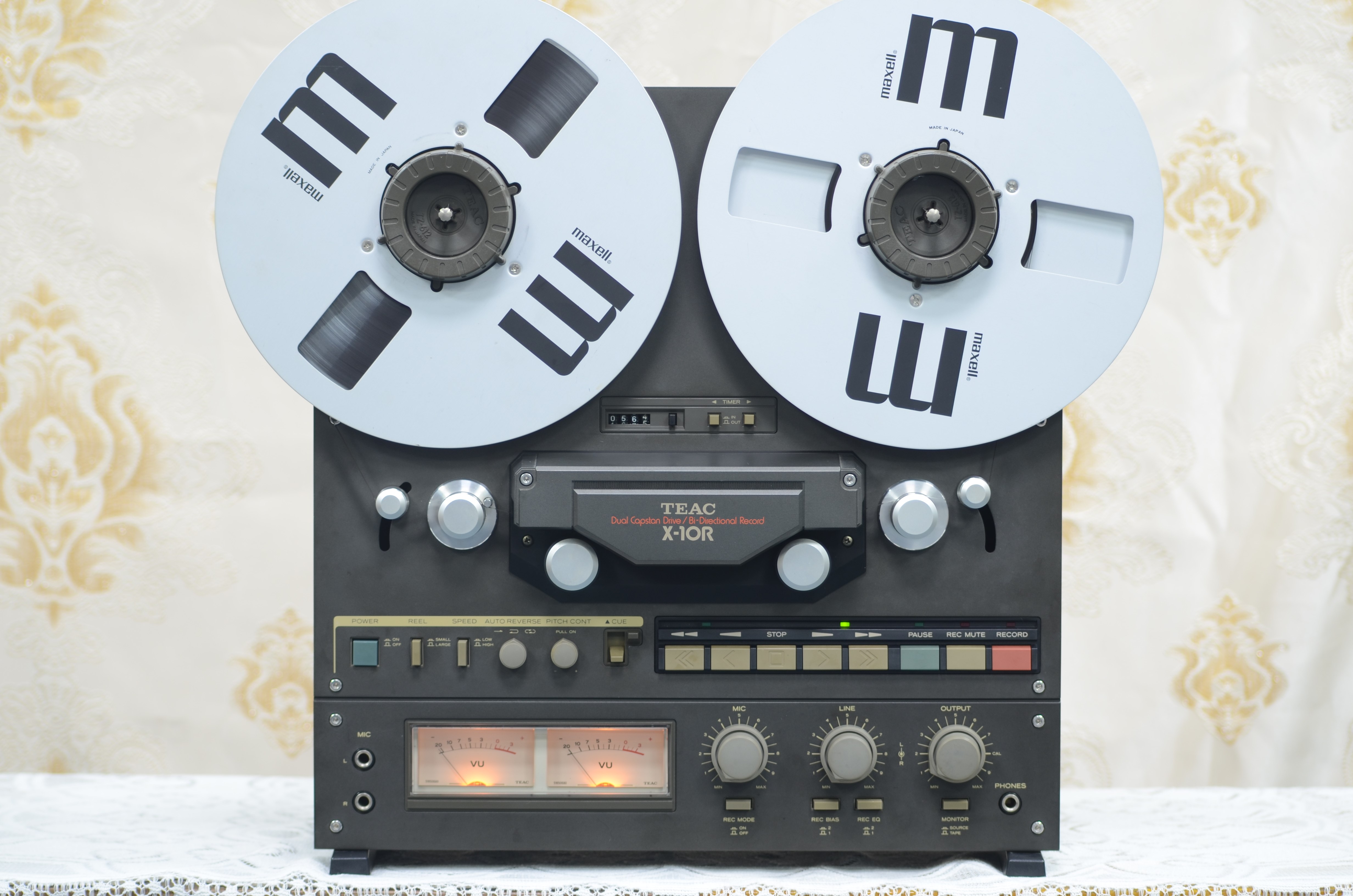 原装进口发烧经典teac/ x-10r开盘机 四轨双向播放十寸