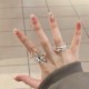 Vivian手工穿戴甲氧气腮红蝴蝶显白假指甲贴片婚甲孕妇美甲559款