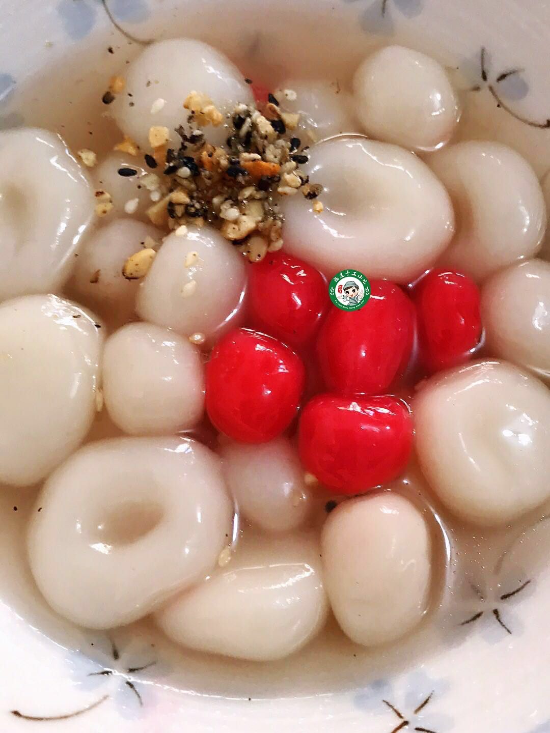 一折冬至汤圆_4件包邮搓丸/搓米时送配粉 福州红白丸子无馅汤圆福建