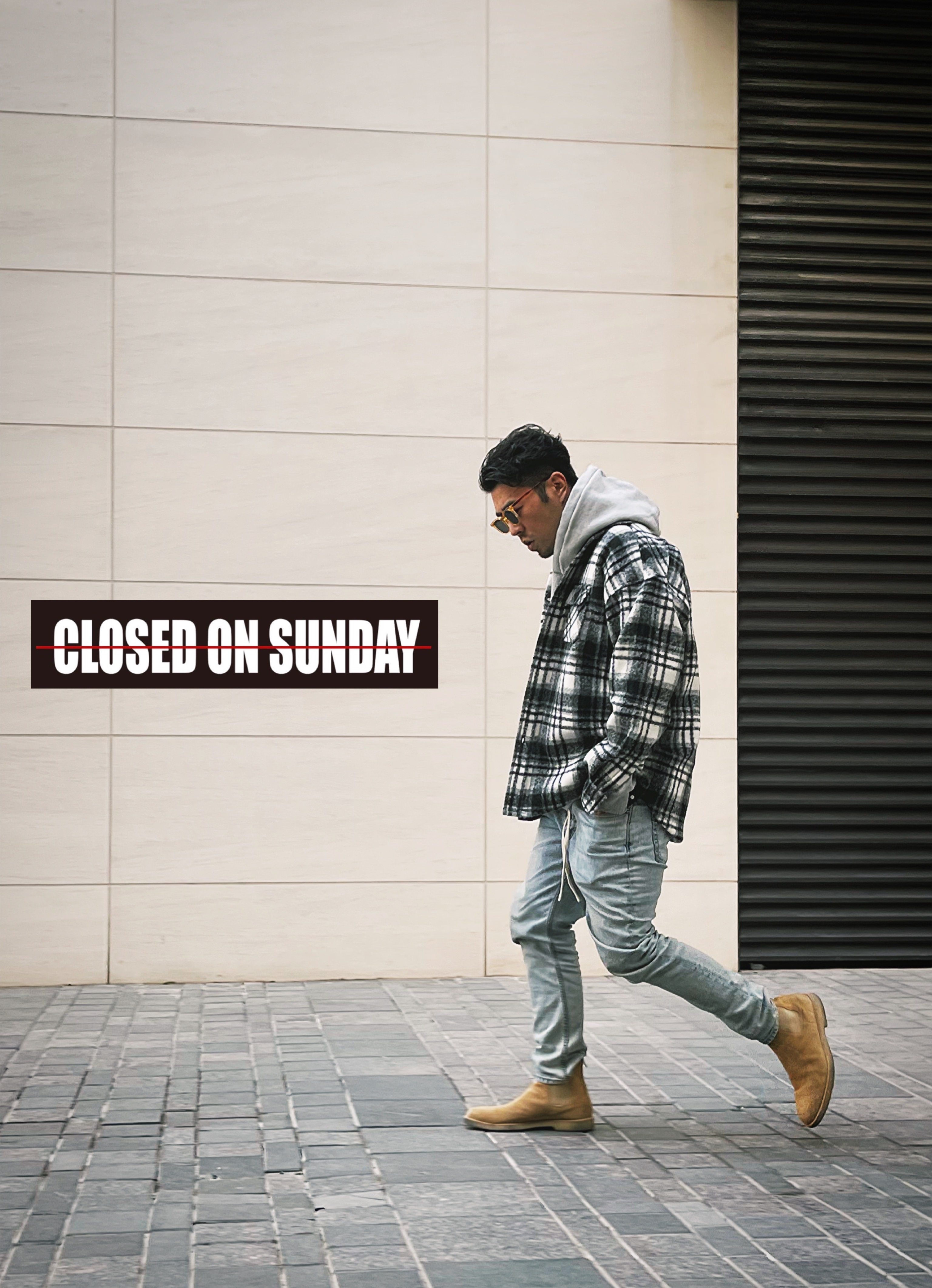 【售罄】关闭周日closed on sunday 毛呢夹克country boy乡村男孩