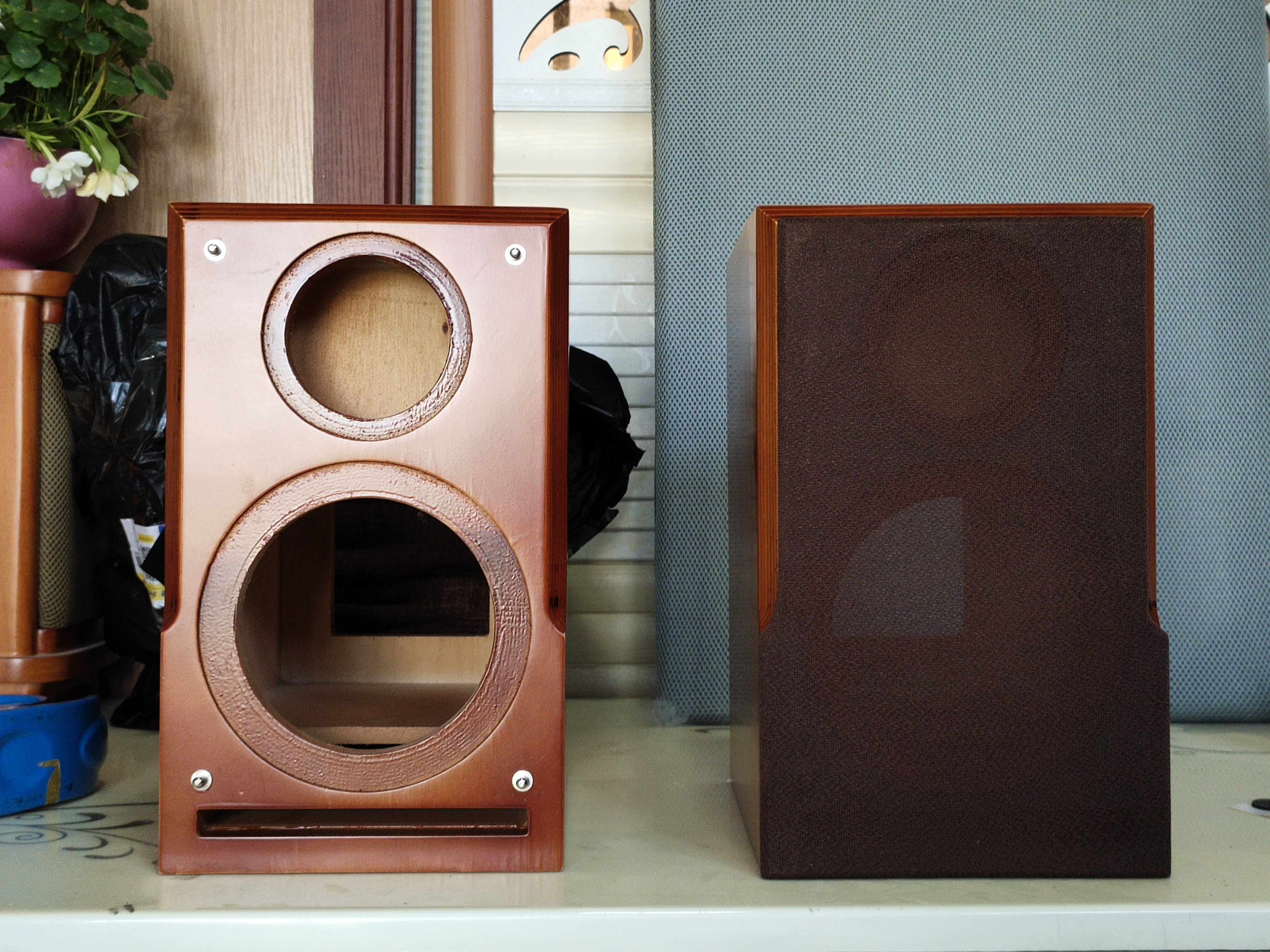 定做实木监听hifi音箱空箱喇叭箱体全频迷宫箱雨后初晴特许好人氏