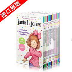 现货少儿英文原版绘本Junie B. Jones Complete 17册章节书送音频