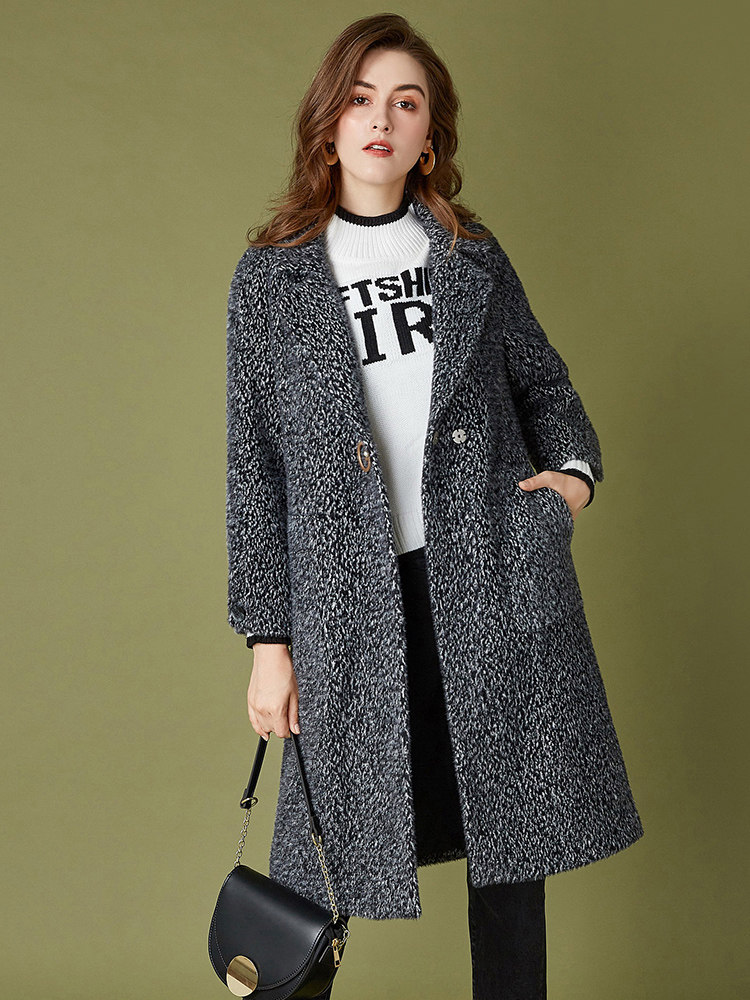 一折曼天雨品牌女装 毛呢