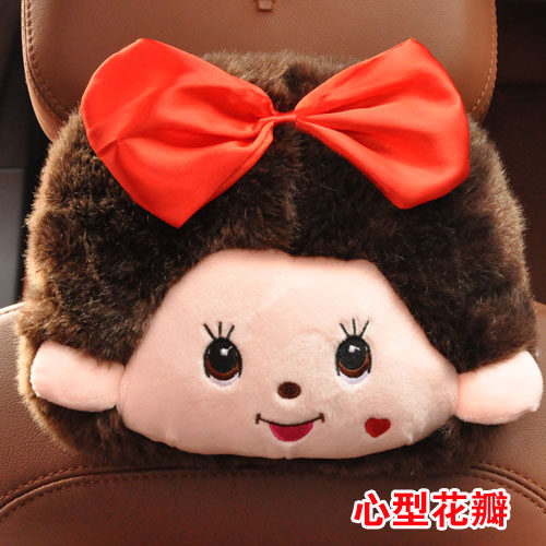 布迪汽车头枕护颈枕可爱卡通车用座椅靠枕枕头车枕车内用品创意