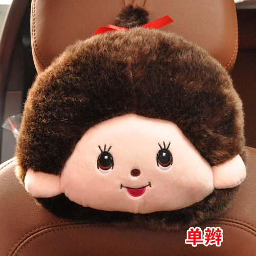 布迪汽车头枕护颈枕可爱卡通车用座椅靠枕枕头车枕车内用品创意