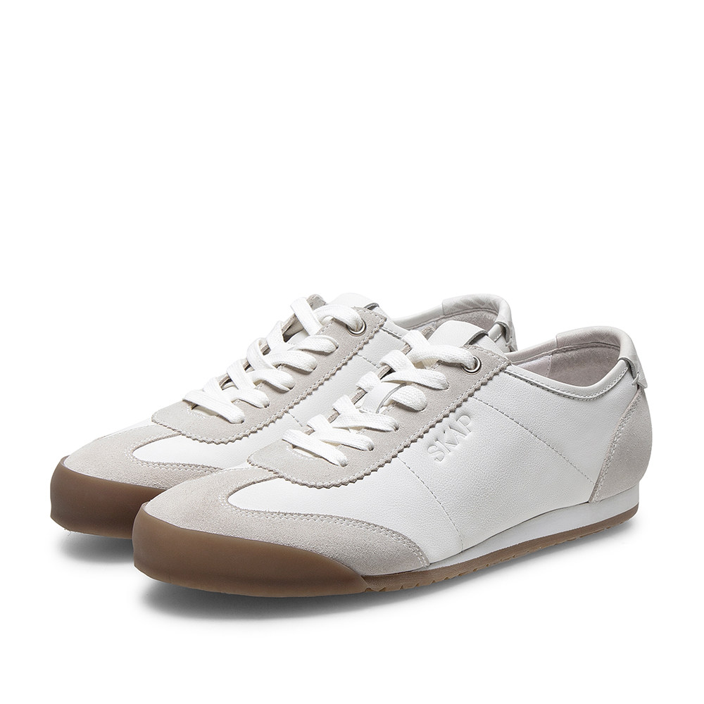 86大码女装 鞋子 skap圣伽步2021春季情侣新款时尚撞色阿甘鞋运动休闲