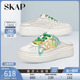 SKAP圣伽步夏季新商场同款休闲厚底女士包头后空拖鞋ADC04BH3
