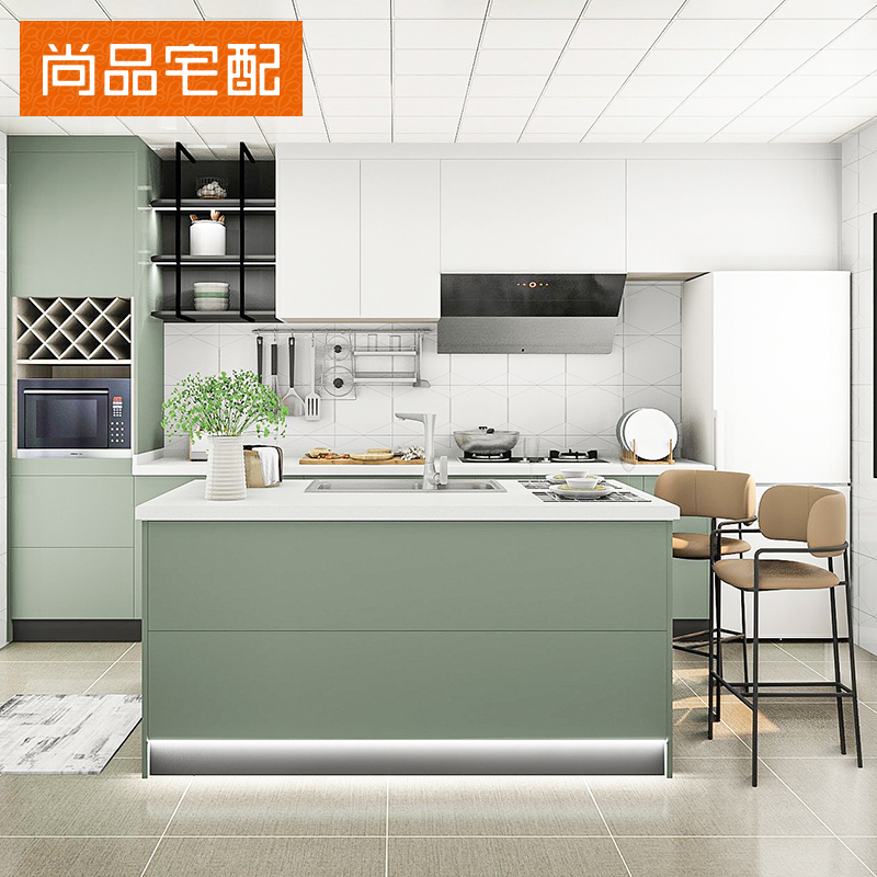 Still product delivery kitchen cupboard customized Whole Quartz mesa Open Western kitchen Kitchen Renovation Customizedin the Whole house custom , Kitchen Cabinet & Accessories , 西厨岛台 category - from Buy2taobao.com to provide professional Taobao agent buy service