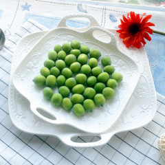 花儿与蝴蝶 陶瓷双耳烤盘牛排盘西餐盘子 蛋糕盘 点心零食水果盘