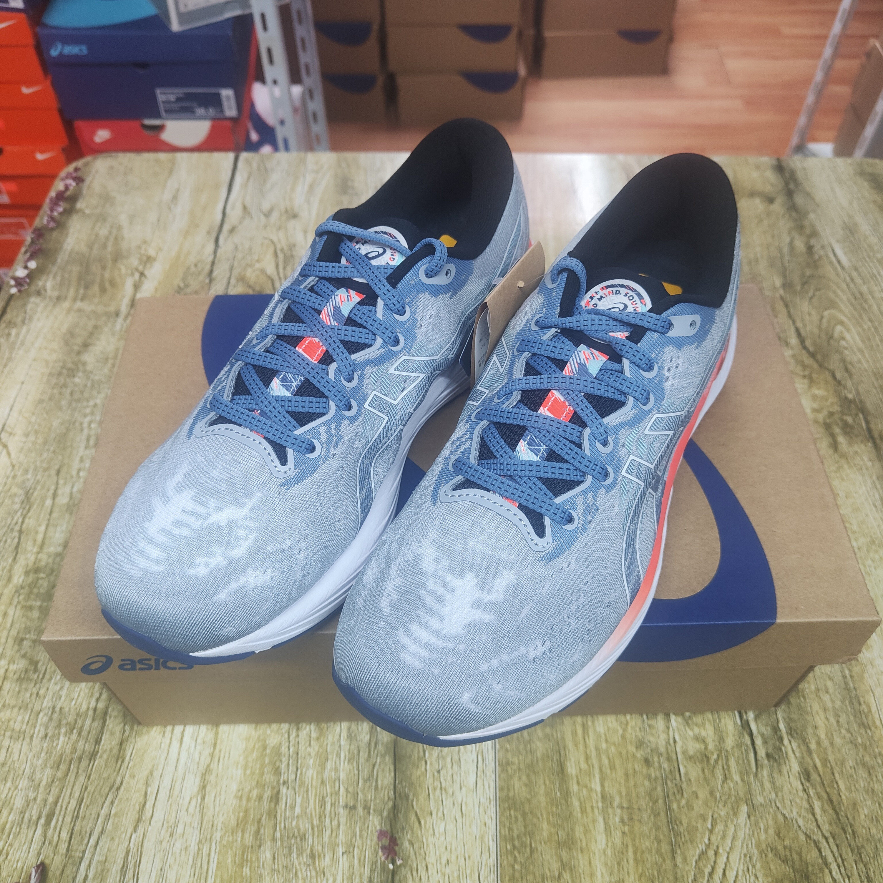 亚瑟士跑步鞋男 马拉松_asics亚瑟士gel-cumulus 23 c23男子缓冲