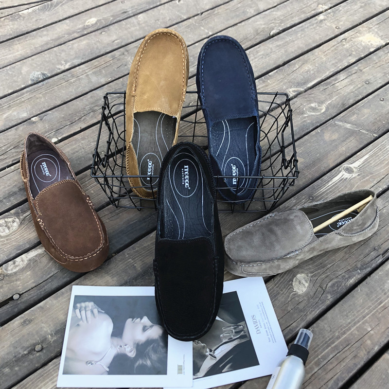 Australia ITOUGG Scrub genuine leather Doug shoes man business affairs Casual shoes Lazy man drive a car Single shoes IT Ο UGGin the Men's Shoes, Low shoes category - from Buy2taobao.com to provide professional Taobao agent buy service