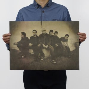 林肯公园乐队海报欧美摇滚音乐复古牛皮纸海报酒吧学生宿舍装饰画