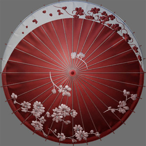 剑网三蓬莱新款道具伞复古怀旧手工桐油纸伞汉服拍照晴雨伞包邮