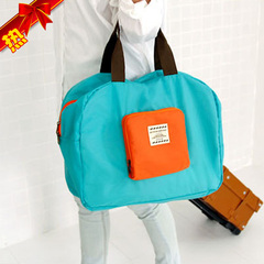 旅行折叠式单肩包女收纳袋便携衣物整理学生手提袋大容量行李袋