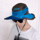 儿童遮阳帽防晒防紫外线亲子帽夏季出行薄款太阳帽潮流拼色渔夫帽