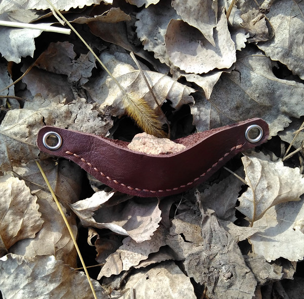 52bushcraft 头层牛皮 原始 复古 投石索 纯手工制作_双氙车灯改装网