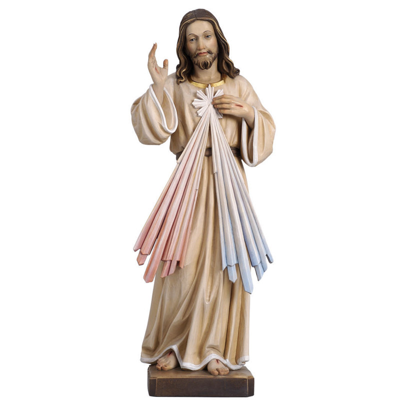 小德兰德肋撒木雕圣像意卡米诺意大利进口天主教圣物摆件订制人物