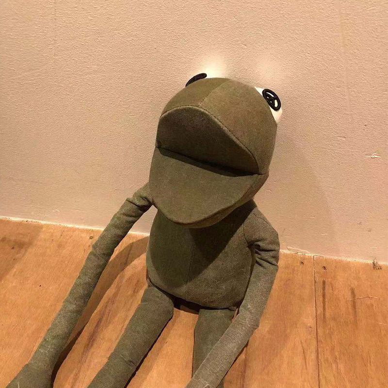 sailoon潮轨现货readymade军布绿色青蛙反战眼睛玩偶其它服饰配件