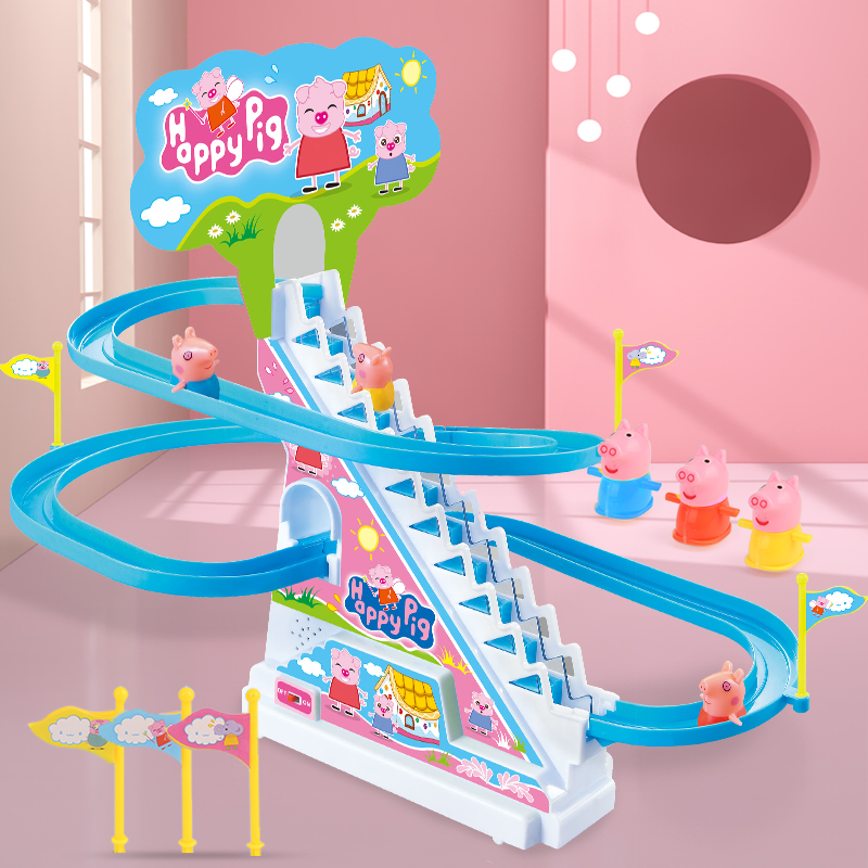 六一儿童节礼品61礼物2024年网红爆款女孩佩奇玩具新出小猪爬楼梯